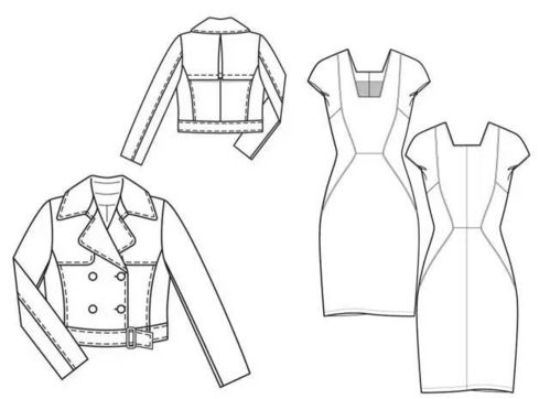 畢業(yè)設(shè)計系列 款式圖篇 照著畫就行了 設(shè)計必備